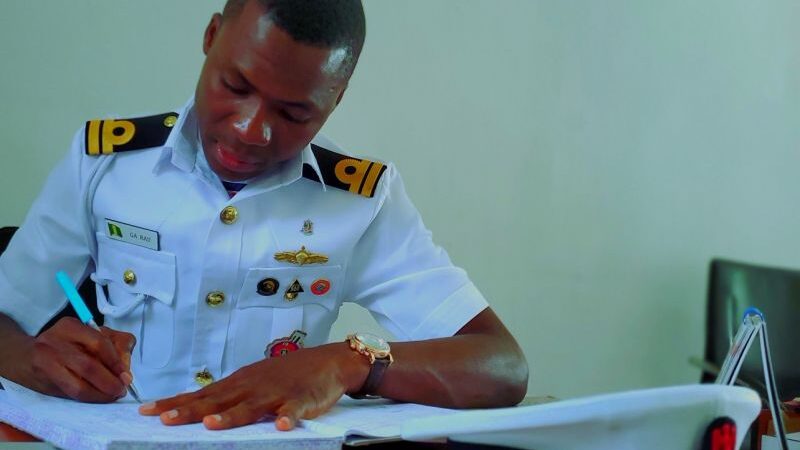 Sub Lieutenant in Nigerian Navy