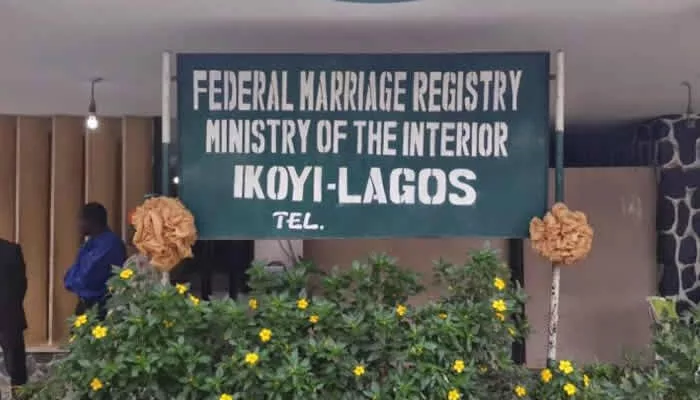 marriage registeries in Nigeria