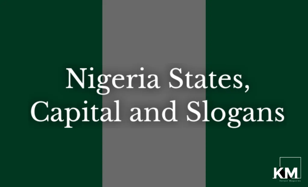 nigeria 36 states and slogans