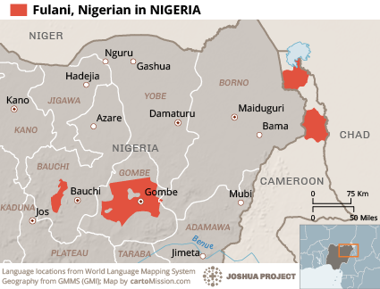 Hausa Fulani states in Nigeria queries