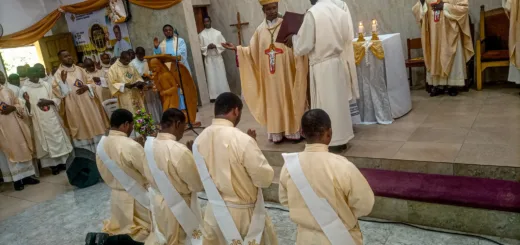catholic priests in Nigeria being ordained