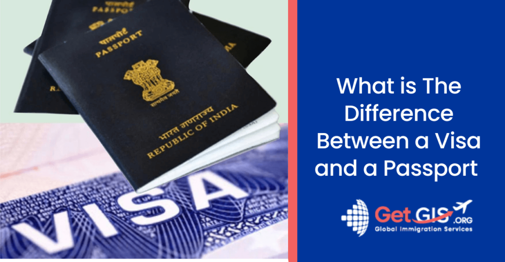 the difference between a visa and international passport